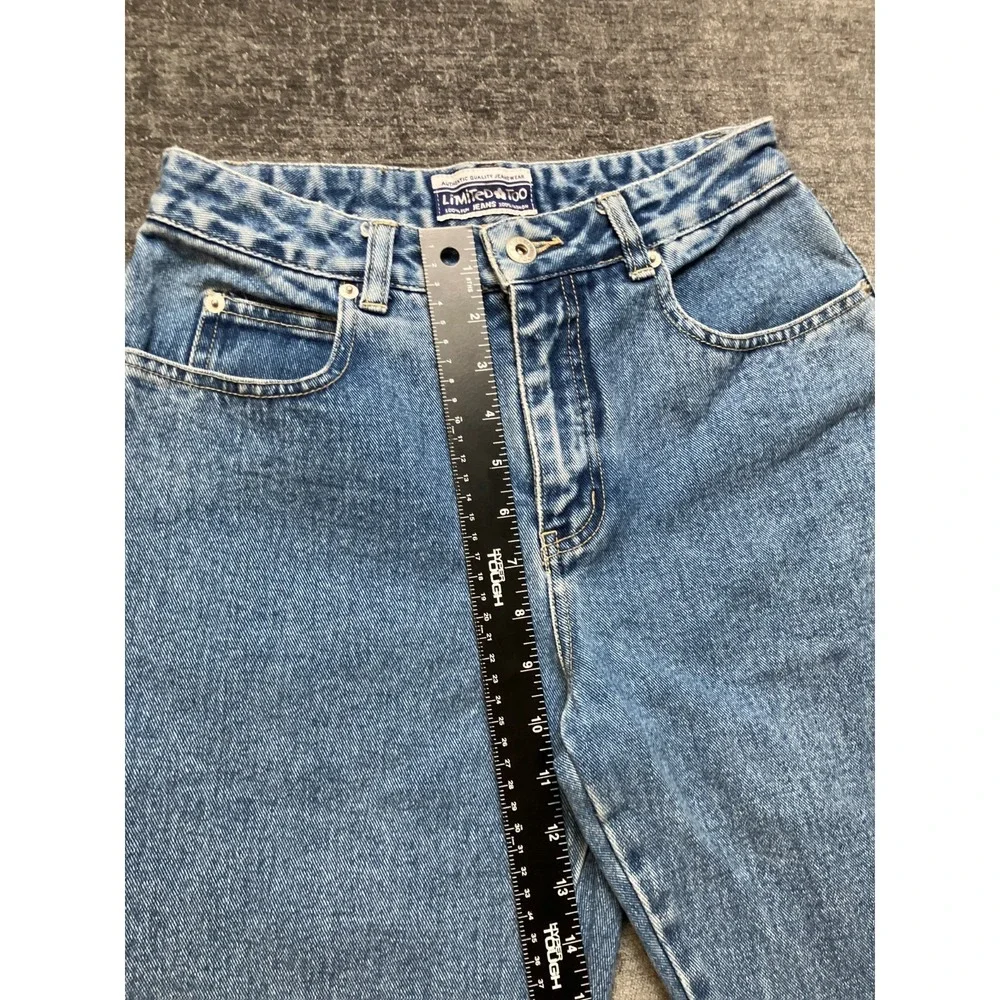 Limited Too Capri Jeans Womens 3 Junior Blue Light Wash Denim Mid Rise Raw Hem
